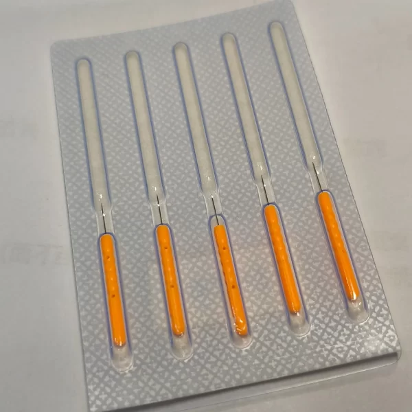 Acupuncture needles plastic handle 0.2*07mm