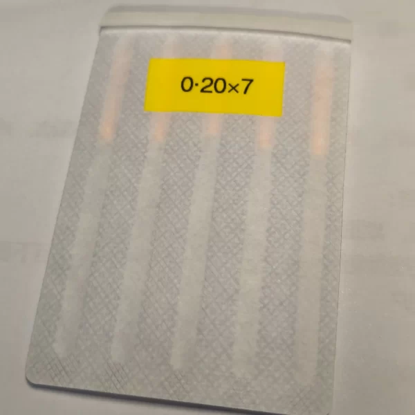 Acupuncture needles plastic handle 0.2*07mm