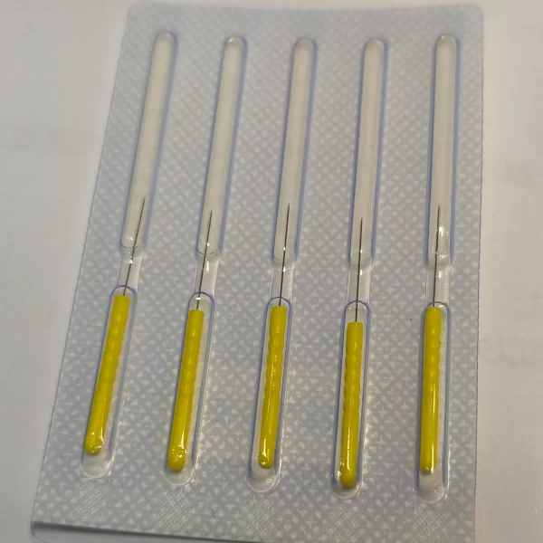 Chinese medicine needles plastic handle 0.18*15mm