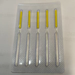 Chinese medicine needles plastic handle 0.18*15mm