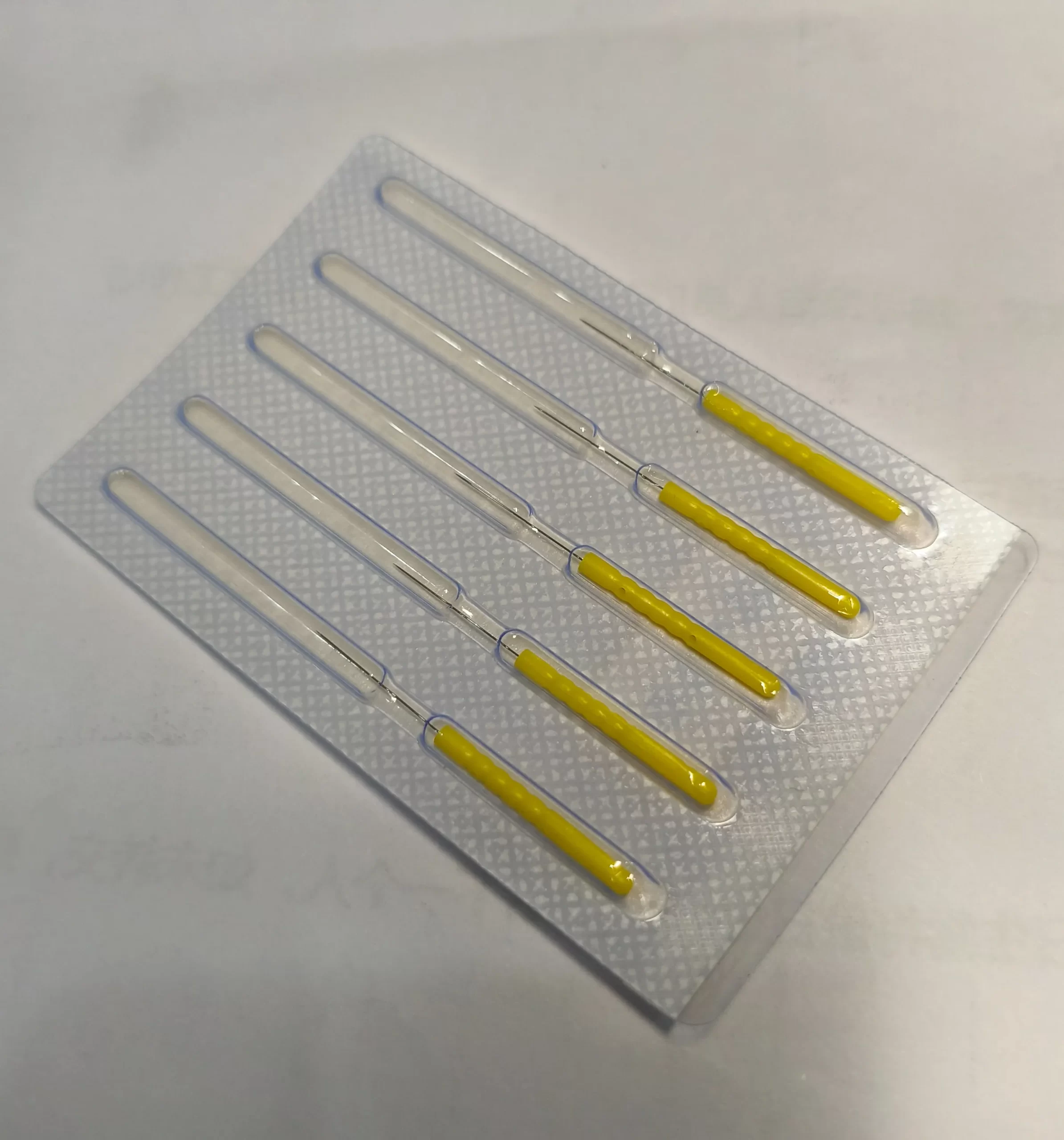 Chinese medicine needles plastic handle 0.18*15mm