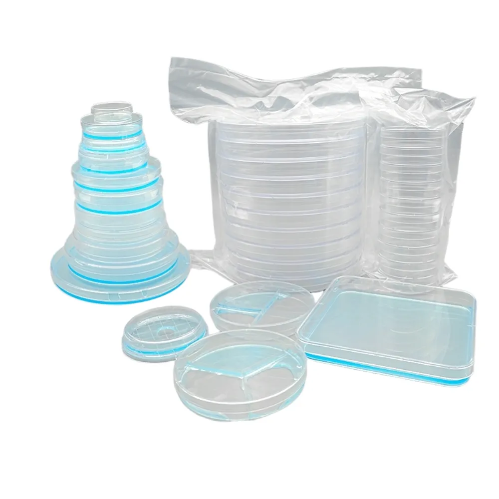 Plastic petri dishes