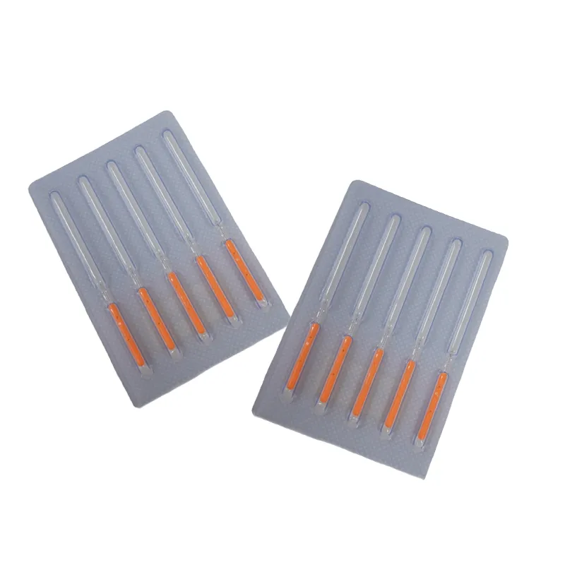 Acupuncture needles plastic handle