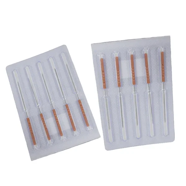 Disposable acupuncture needles