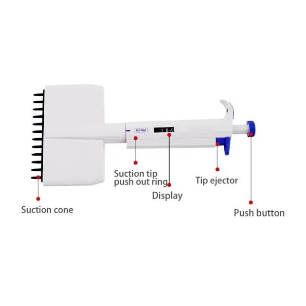 Manual adjustable micropipette