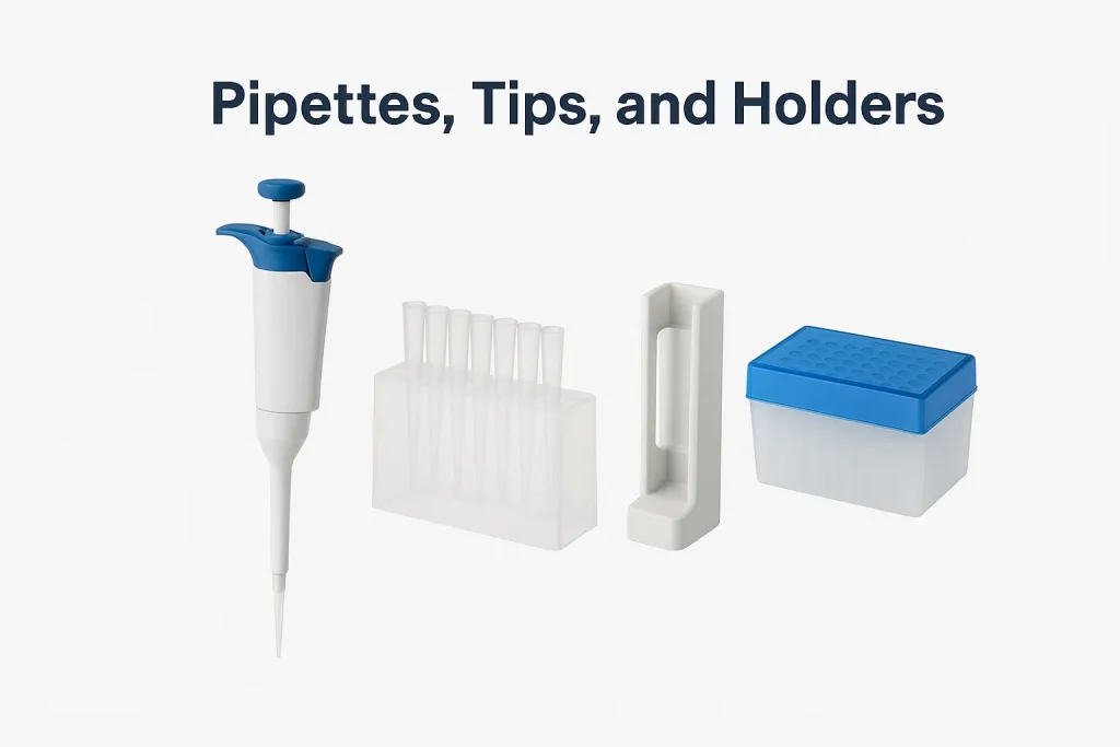 Pipettes, Tips, and Holders