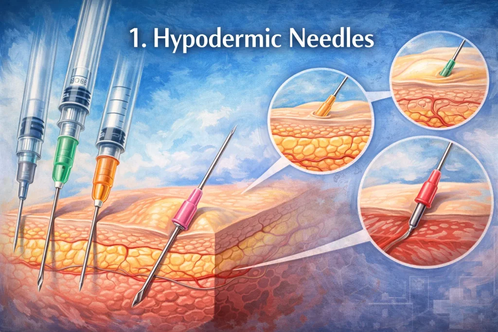Types of Medical Needles : Hypodermic Needles