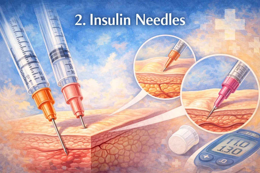  Types of Medical Needles : Insulin Needles
