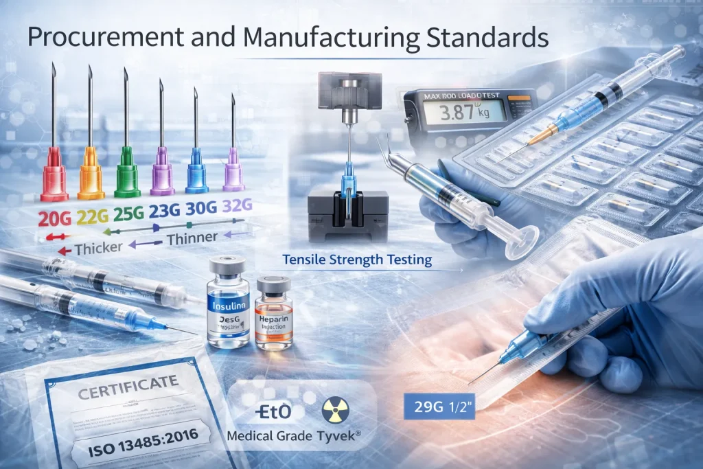 Needles Sizes for Injections