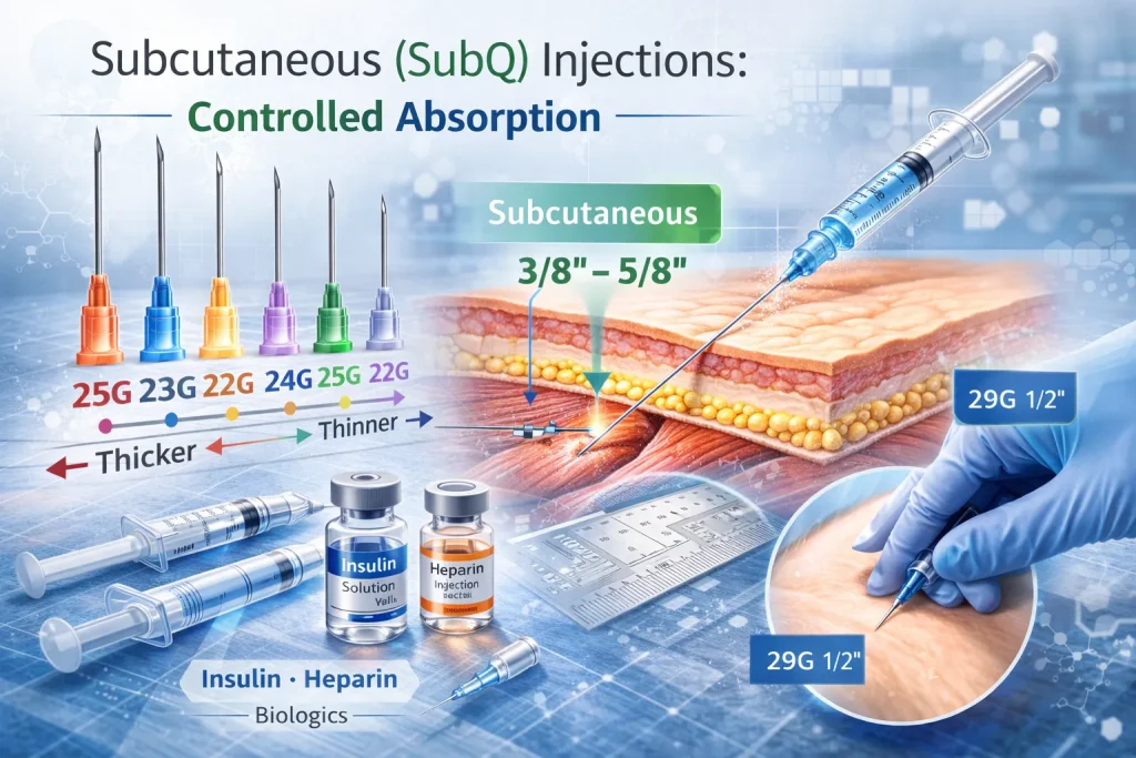 Needles Sizes for Injections