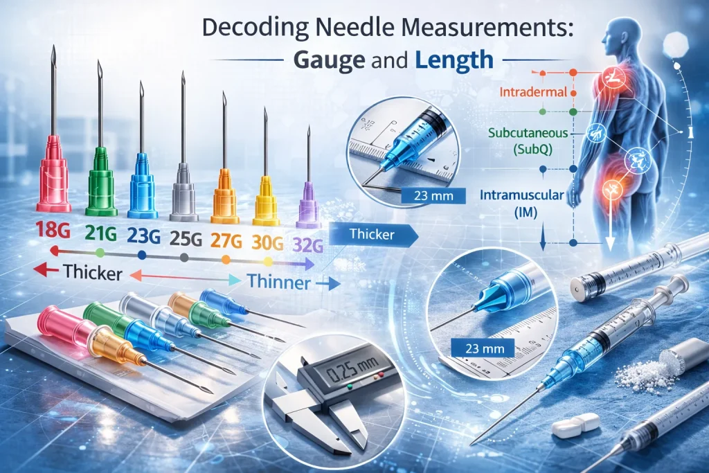 Needles Sizes for Injections