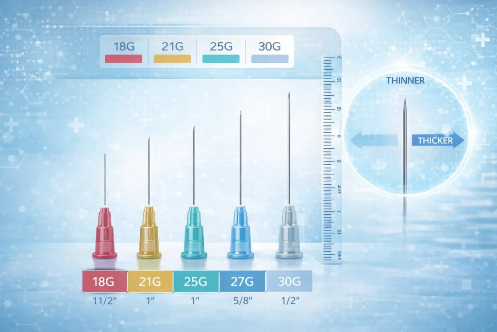 Different Types of Needles and Syringes for Clinical Applications