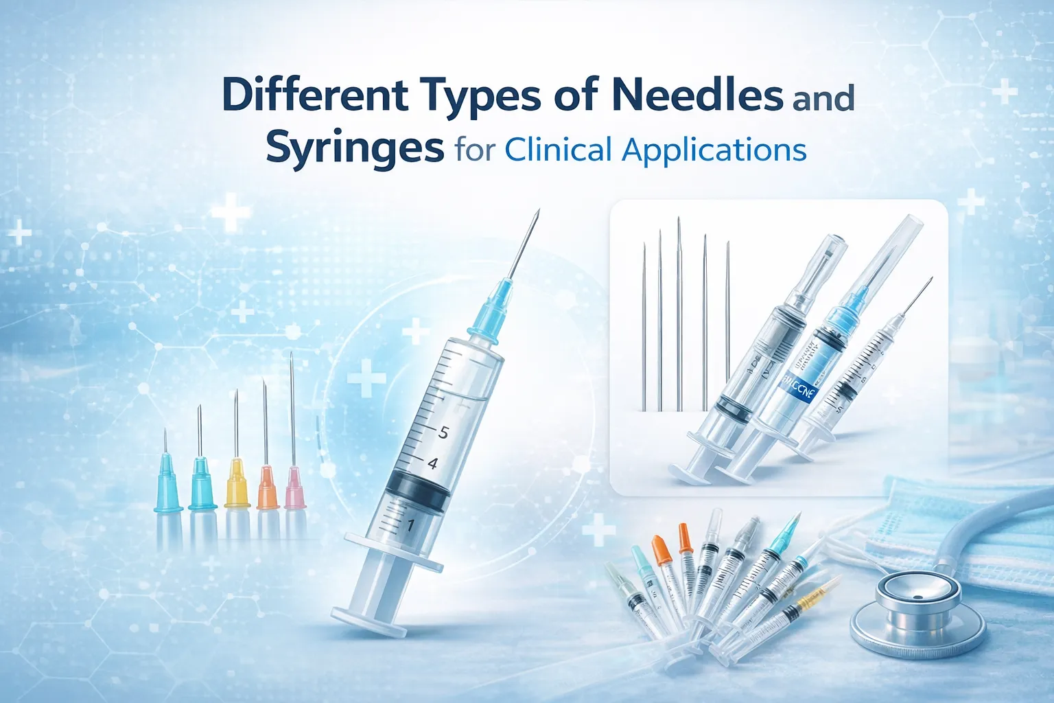 Different Types of Needles and Syringes for Clinical Applications