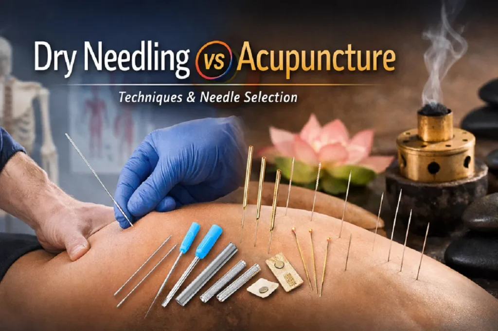 The Dry Needling vs Acupuncture Difference & Needle Selection