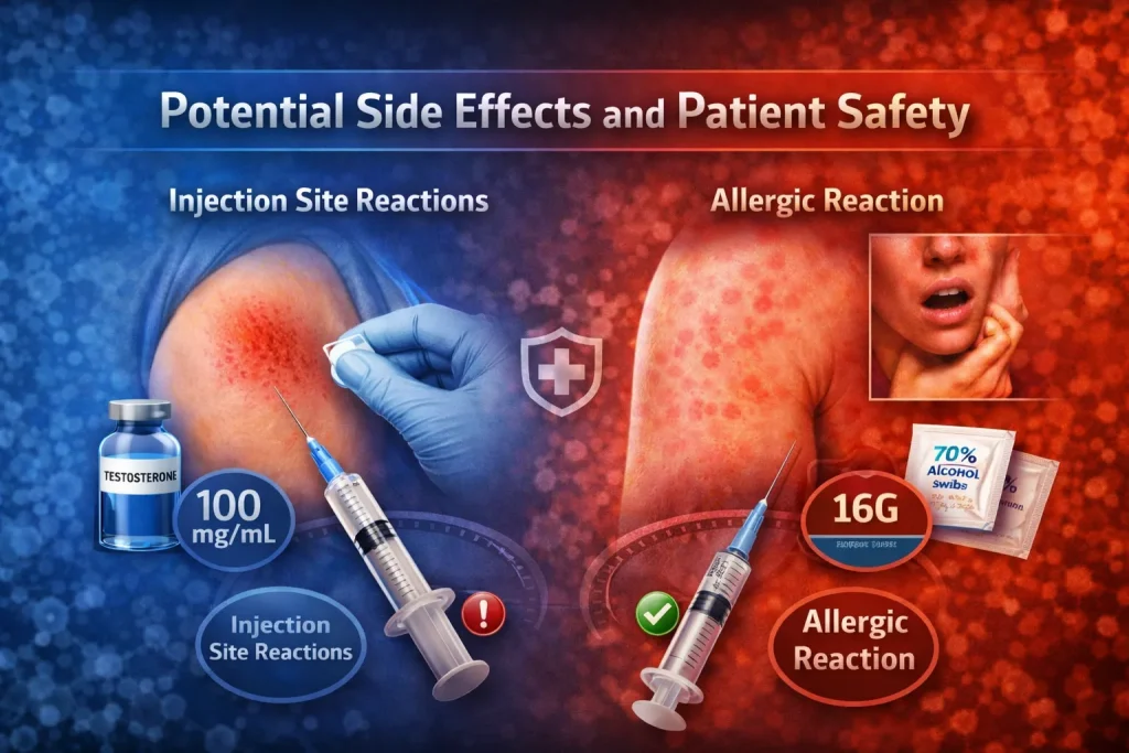 Testosterone Injection Subcutaneous vs. Intramuscular