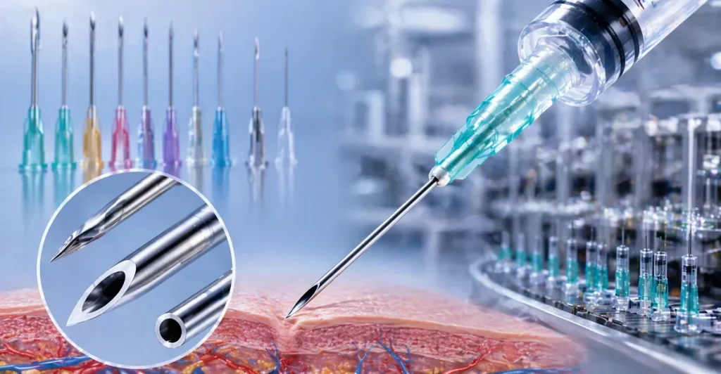 hypodermic needle vs regular needle