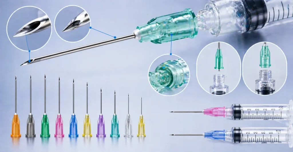 hypodermic needle vs regular needle