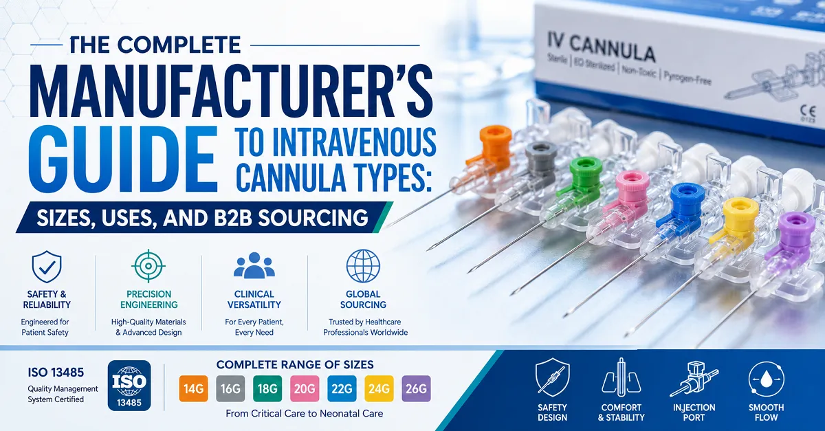 The Complete Manufacturer's Guide to Intravenous Cannula Types